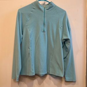 Womens L.L. Bean 1/4 zip crewneck